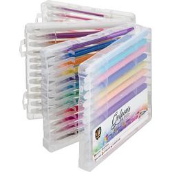 Grafix Gelpennen - 48pcs - 12x neonpennen | 12x Glitterpennen | 12x Metallic pennen | 12x pastelpennen - Gelpennen voor kinderen en volwassenen |